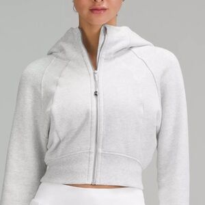 Lululemon Cropped Scuba Heather Grey